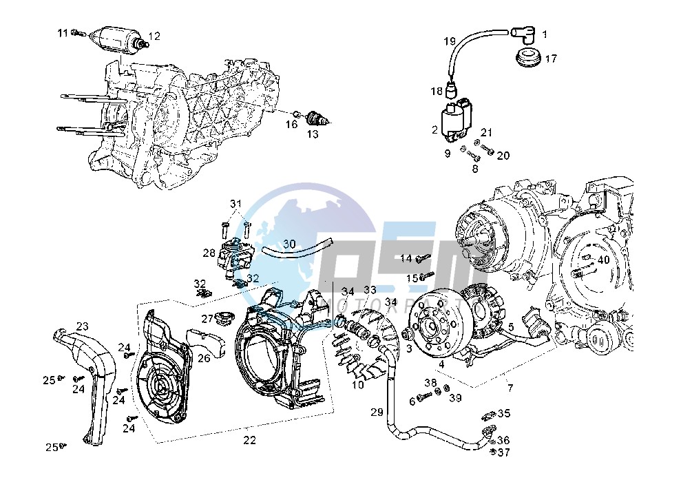 STARTING MOTOR-GENERATOR