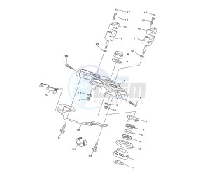 XJ6-S DIVERSION 600 drawing STEERING