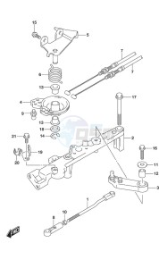 DF 175 drawing Throttle Rod