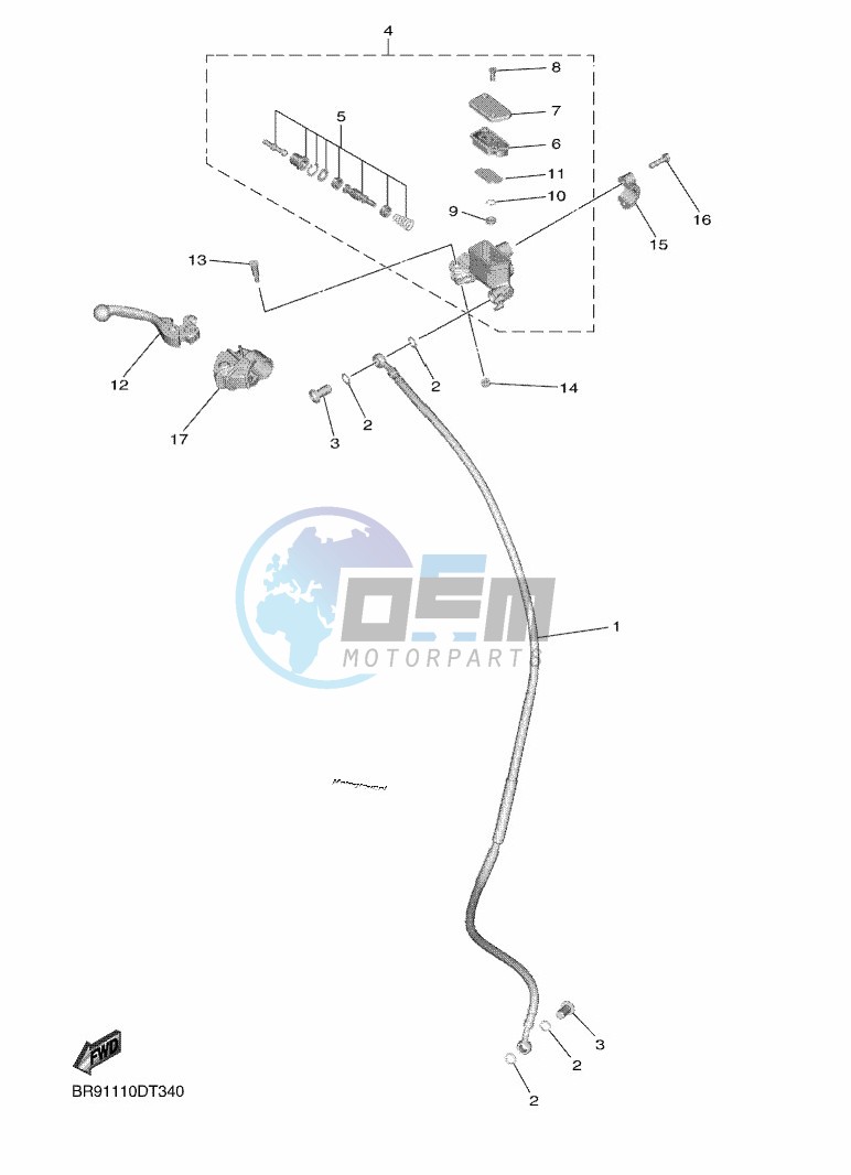 FRONT MASTER CYLINDER