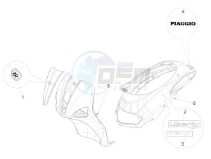 Liberty 50 4T PTT NEXIVE drawing Plates - Emblems