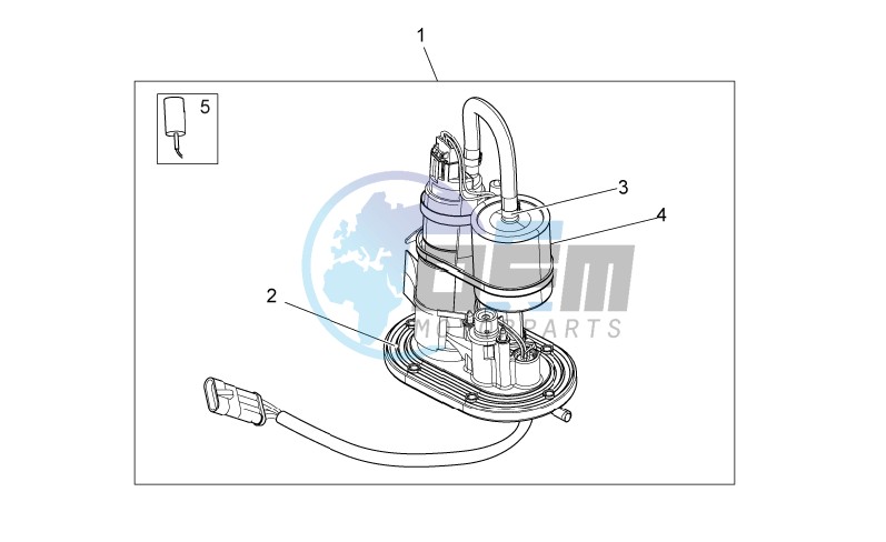 Internal fuel pump