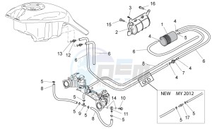 Griso S.E. 1200 8V USA-CND drawing Fuel vapour recover system