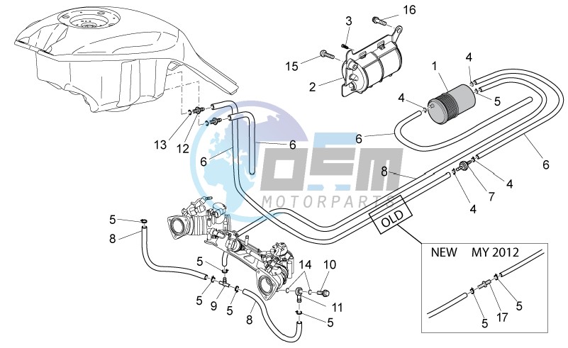 Fuel vapour recover system