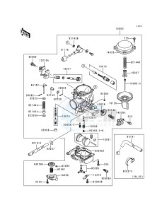 VN 1500 E [VULCAN 1500 CLASSIC] (E1) [VULCAN 1500 CLASSIC] drawing CARBURETOR