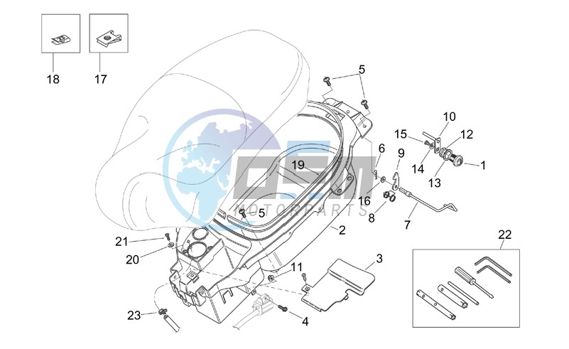 Helmet compartment