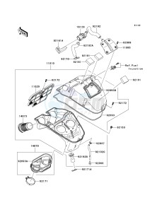 KLE 650 A [VERSYS EUROPEAN] (A7F-A8F) A7F drawing AIR CLEANER