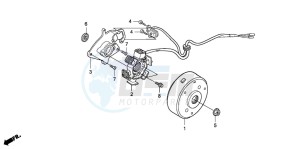 CRF80F 100 drawing GENERATOR (CRF80F)