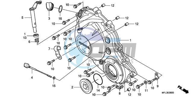 RIGHT CRANKCASE COVER