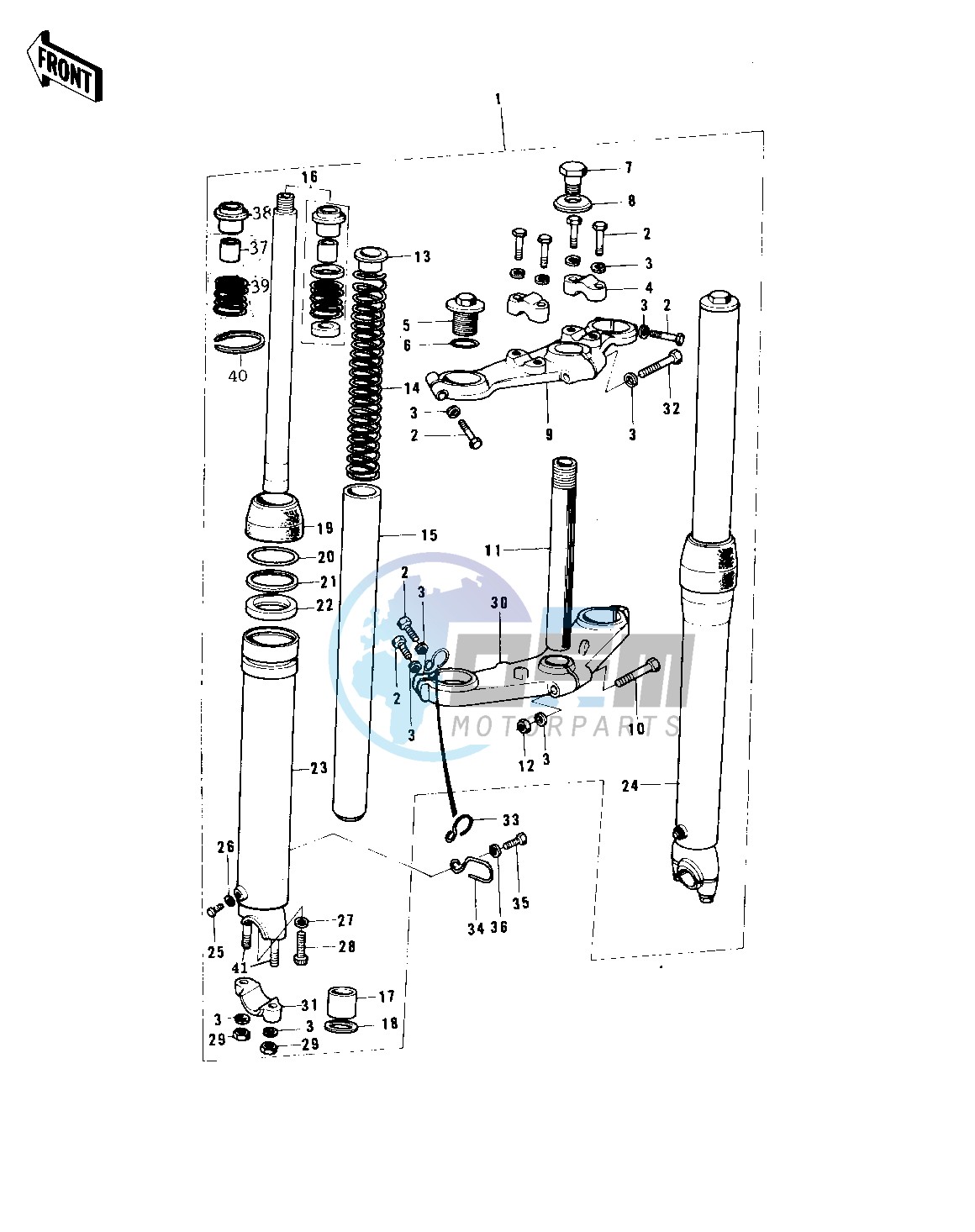 FRONT FORK -- KX250-A_A3- -