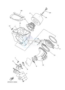 YZ85LW (1SNA 1SNC 1SPA 1SPC) drawing INTAKE