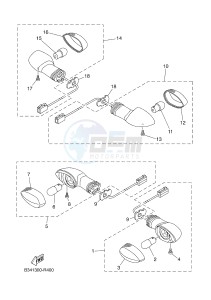 MTM690-U MTM-690-U XSR700 (B345 B345) drawing FLASHER LIGHT