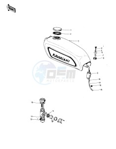 F81 M drawing FUEL TANK -- 71 F81M- -