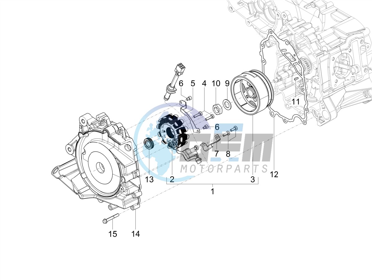 Flywheel magneto