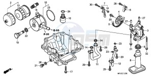 CBR600RRC drawing OIL PAN/OIL PUMP