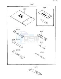 KXT 250 B [TECATE] (B2) [TECATE] drawing OWNER TOOLS