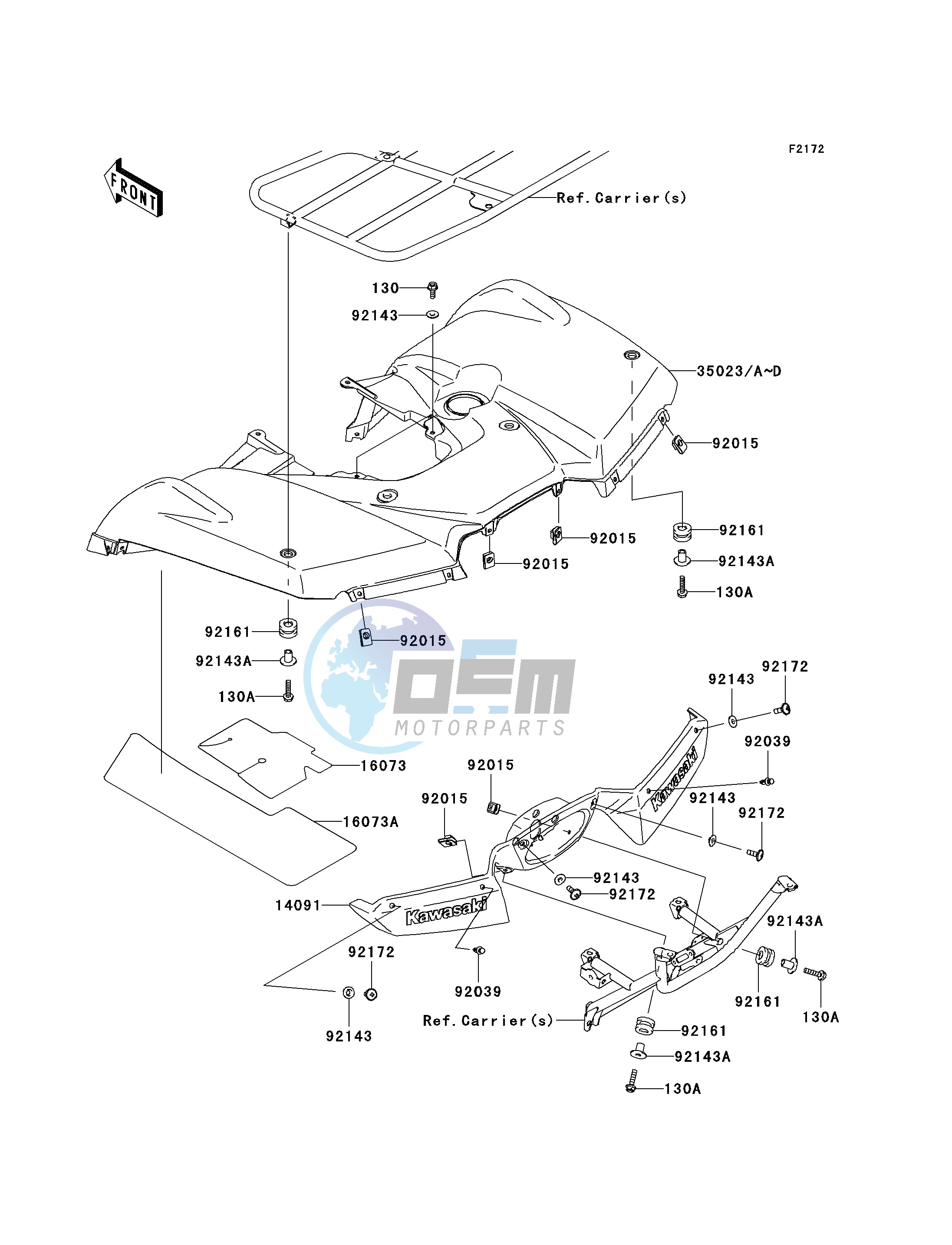 REAR FENDER-- S- -