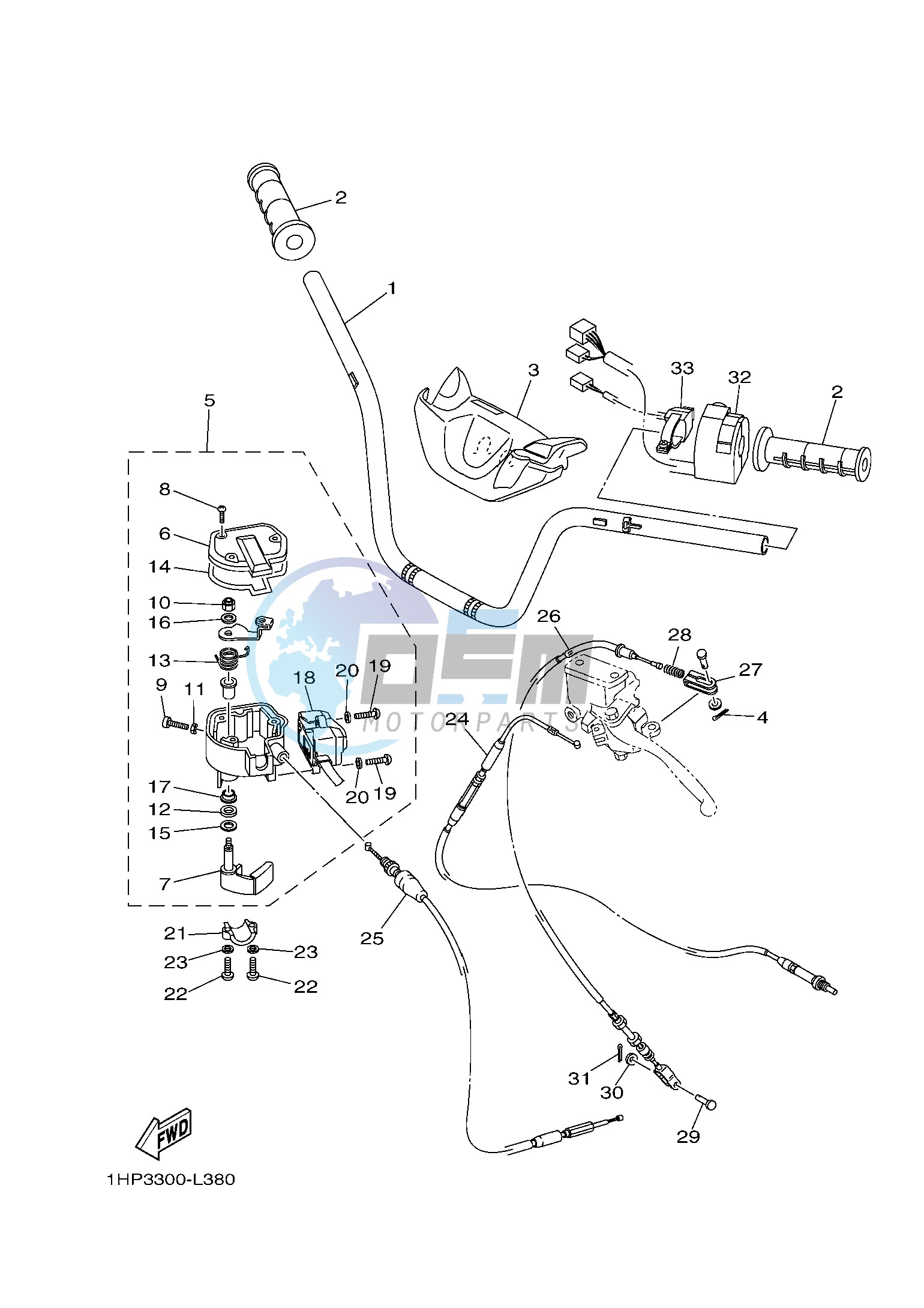 STEERING HANDLE & CABLE