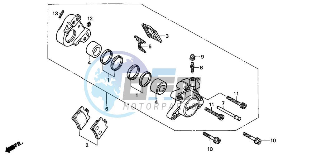 FRONT BRAKE CALIPER