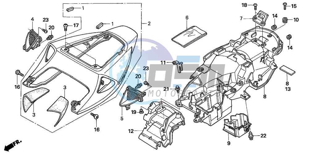 SEAT COWL (CBR1000RR6/7)