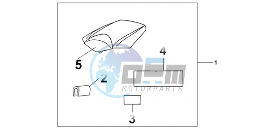 REAR SEAT COWL REPSOL