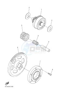 WR450F (1DXK) drawing STARTER CLUTCH