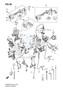 AN650 (E3-E28) Burgman drawing WIRING HARNESS (AN650K6 K7 K8 K9)