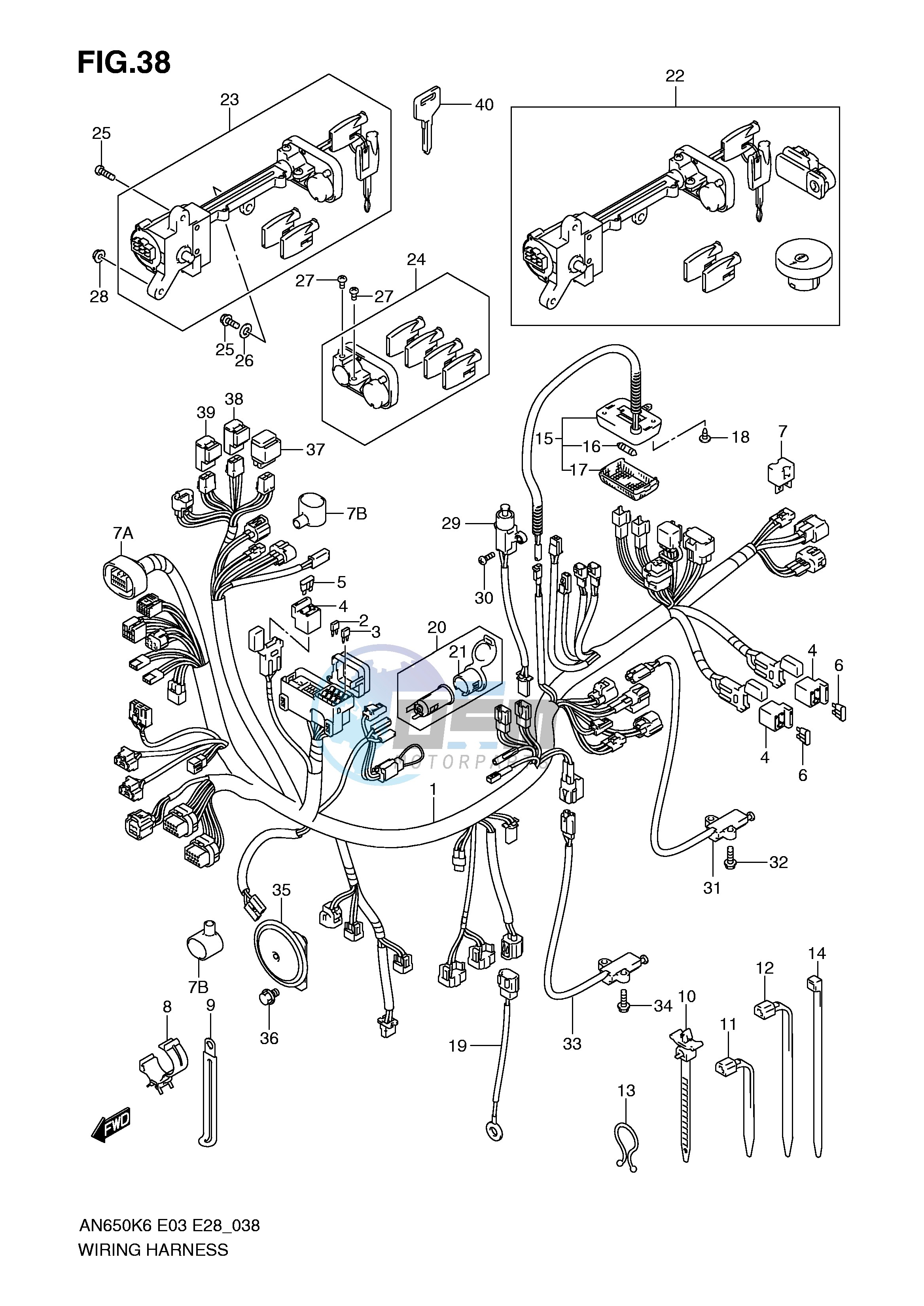 WIRING HARNESS (AN650K6 K7 K8 K9)