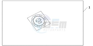 CBF1000FB drawing FUEL FILLER PAD