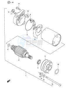 GZ250 (P19) drawing STARTING MOTOR