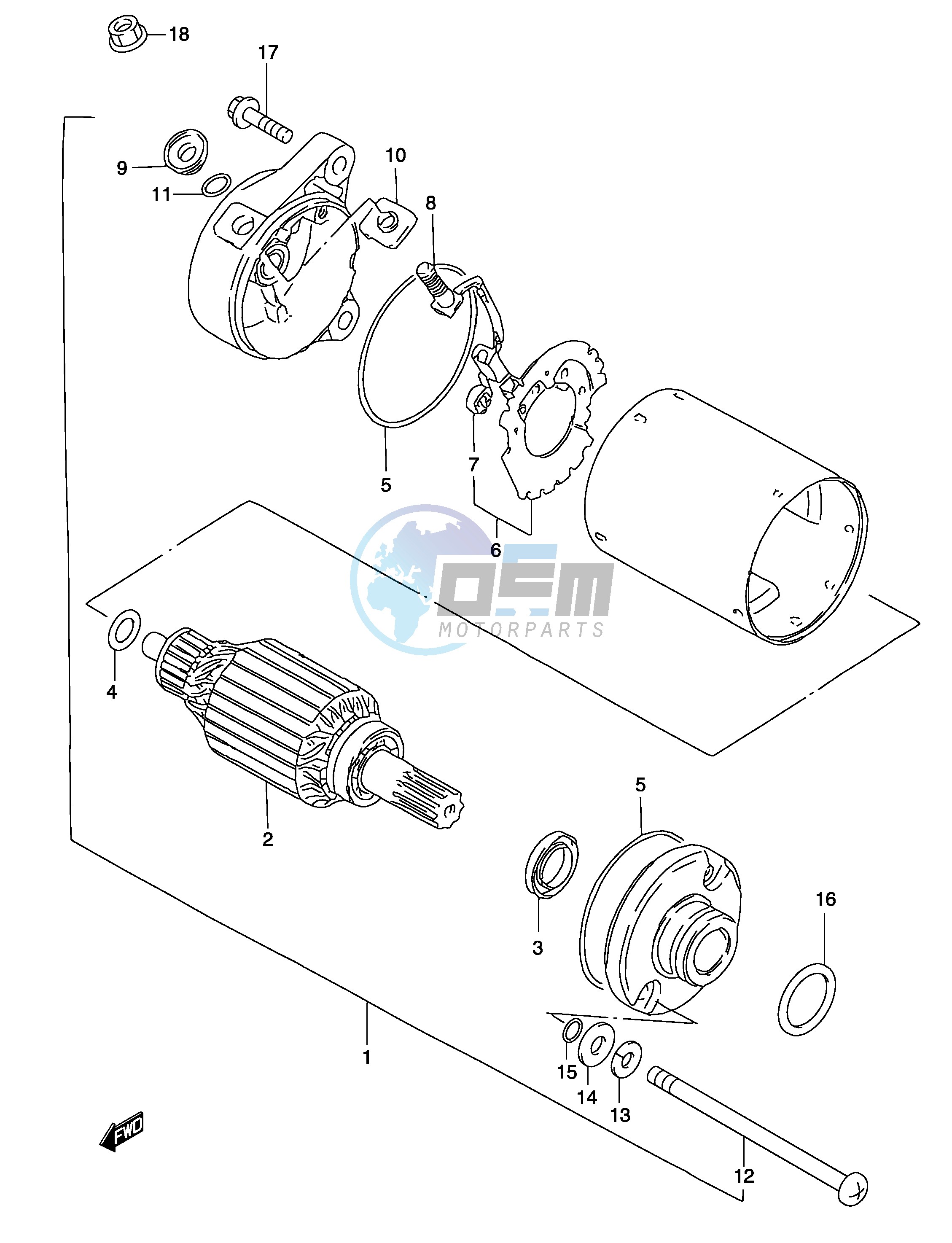 STARTING MOTOR