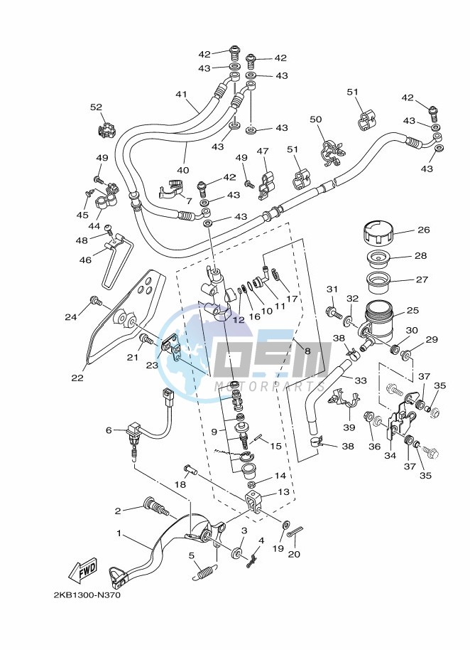 REAR MASTER CYLINDER