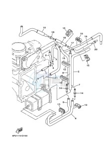 LF250TUR drawing THROTTLE-BODY-2