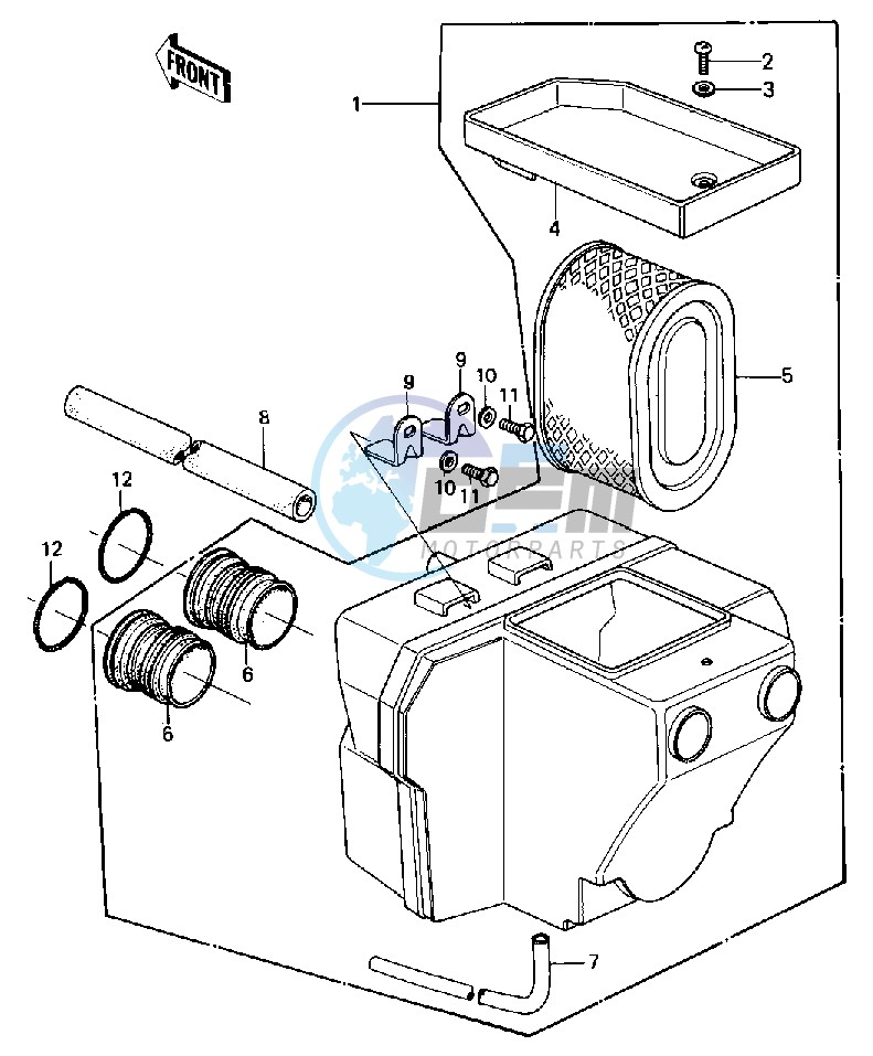 AIR CLEANER -- 80 B1- -