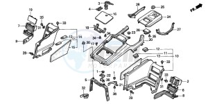 GL1500SE GOLDWING SE drawing SHELTER