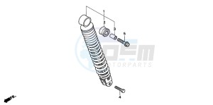 SFX50 drawing REAR CUSHION