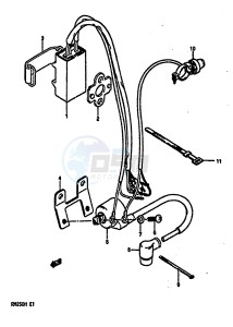 RM250 (G-H) drawing ELECTRICAL (MODEL H)