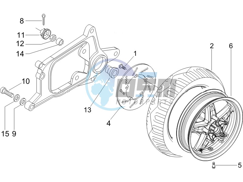 Rear wheel