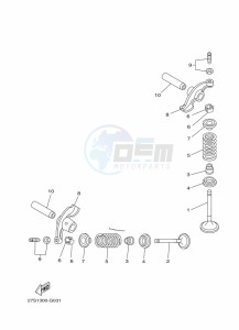 YB125 (2CSA) drawing VALVE