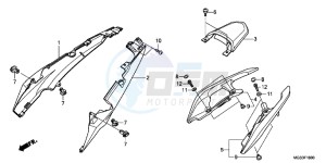 NC700XAD NC700X ABS Europe Direct - (ED) drawing SEAT COWL