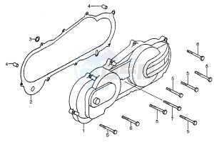 CITY 50 drawing CLUTCH COVER