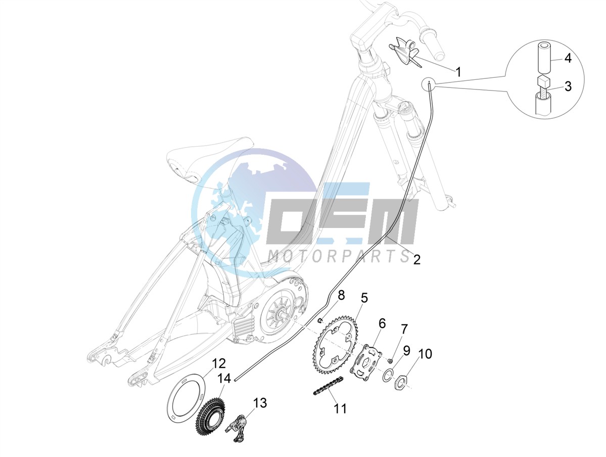 Gear shift (SHIMANO)