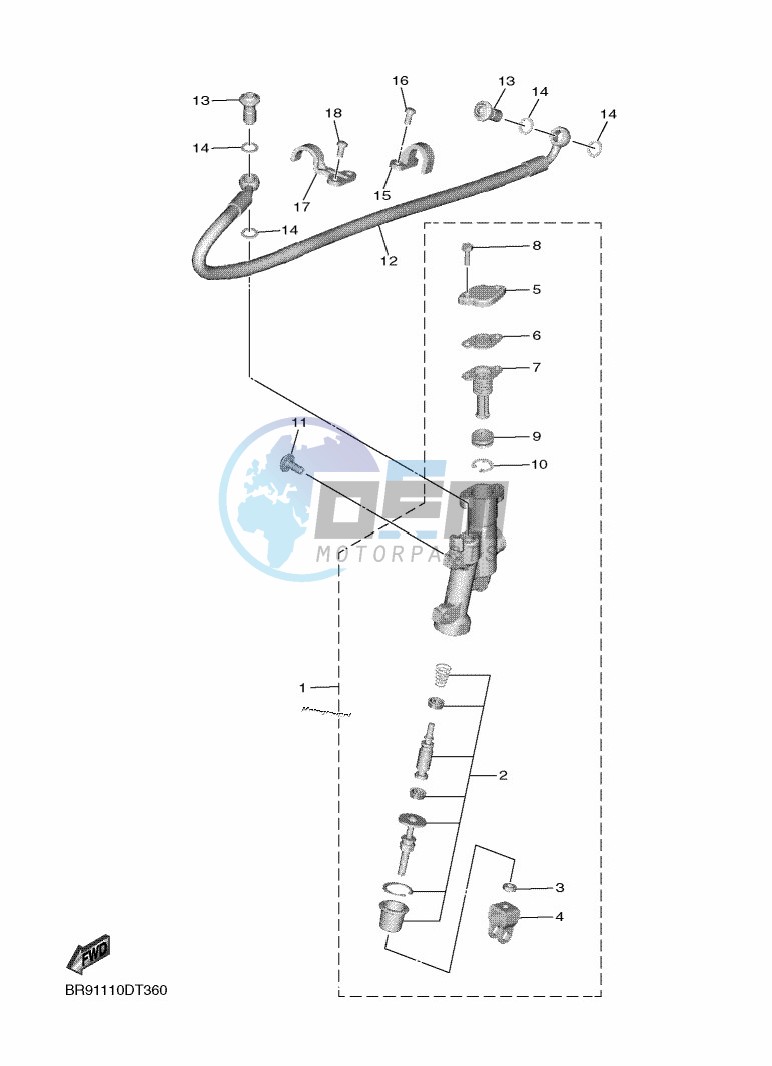 REAR MASTER CYLINDER