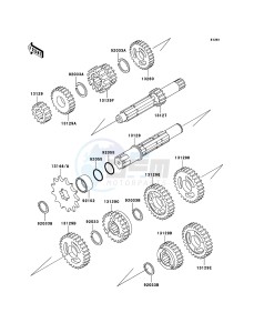 KX65 KX65A8F EU drawing Transmission