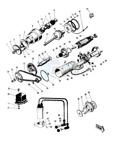 W1 W2 TT SS [COMMANDER) (TT-SS ) 650 [COMMANDER) drawing IGNITION_GENERATOR_REGULATOR