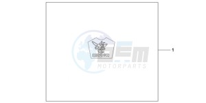 CB600F39 Europe Direct - (ED / ST 25K) drawing KIT LOGO SE