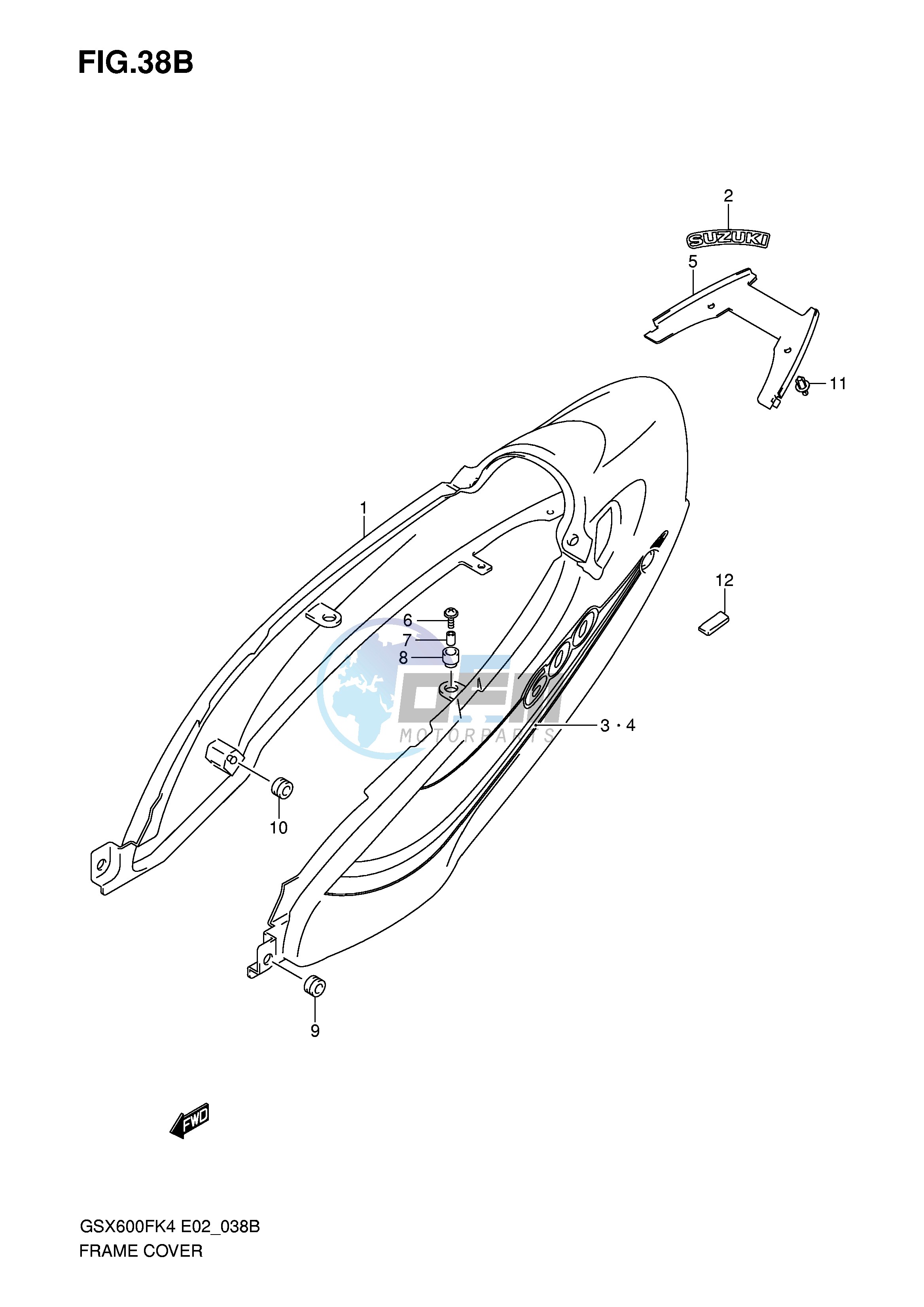 FRAME COVER (MODEL K6)