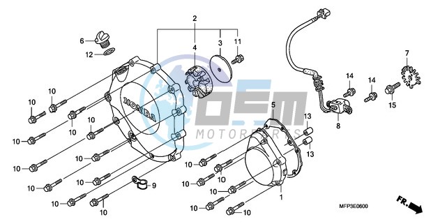 RIGHT CRANKCASE COVER