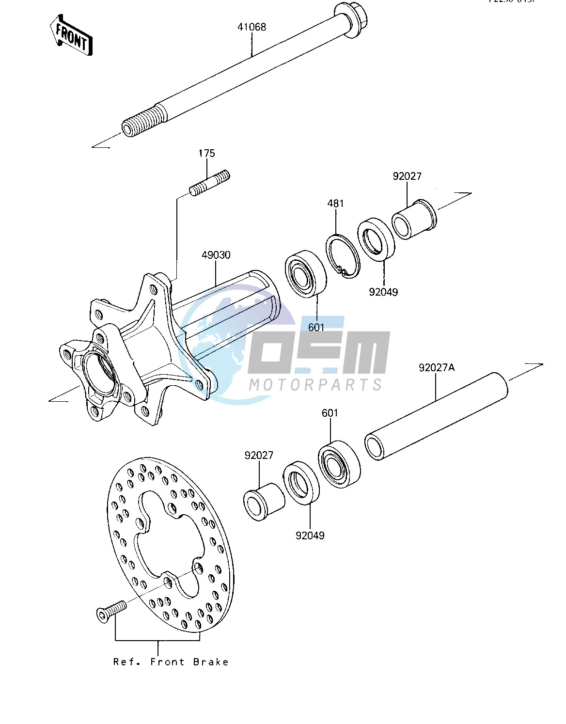 FRONT HUB