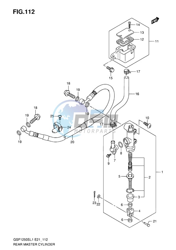 REAR MASTER CYLINDER